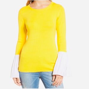 Beautiful long sleeve bell sleeve shirt